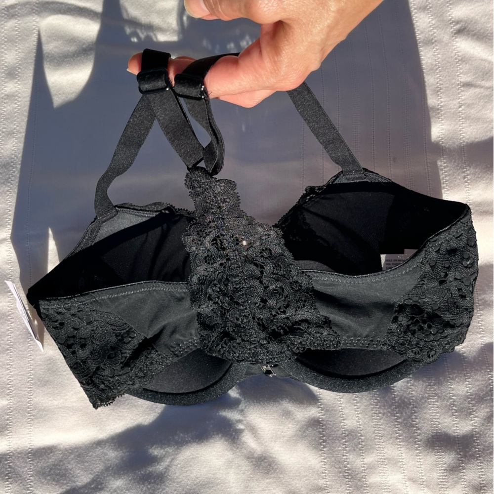 Auden Radiant Plunge Push Up Bra Lace Black 32D - Picture 6 of 10